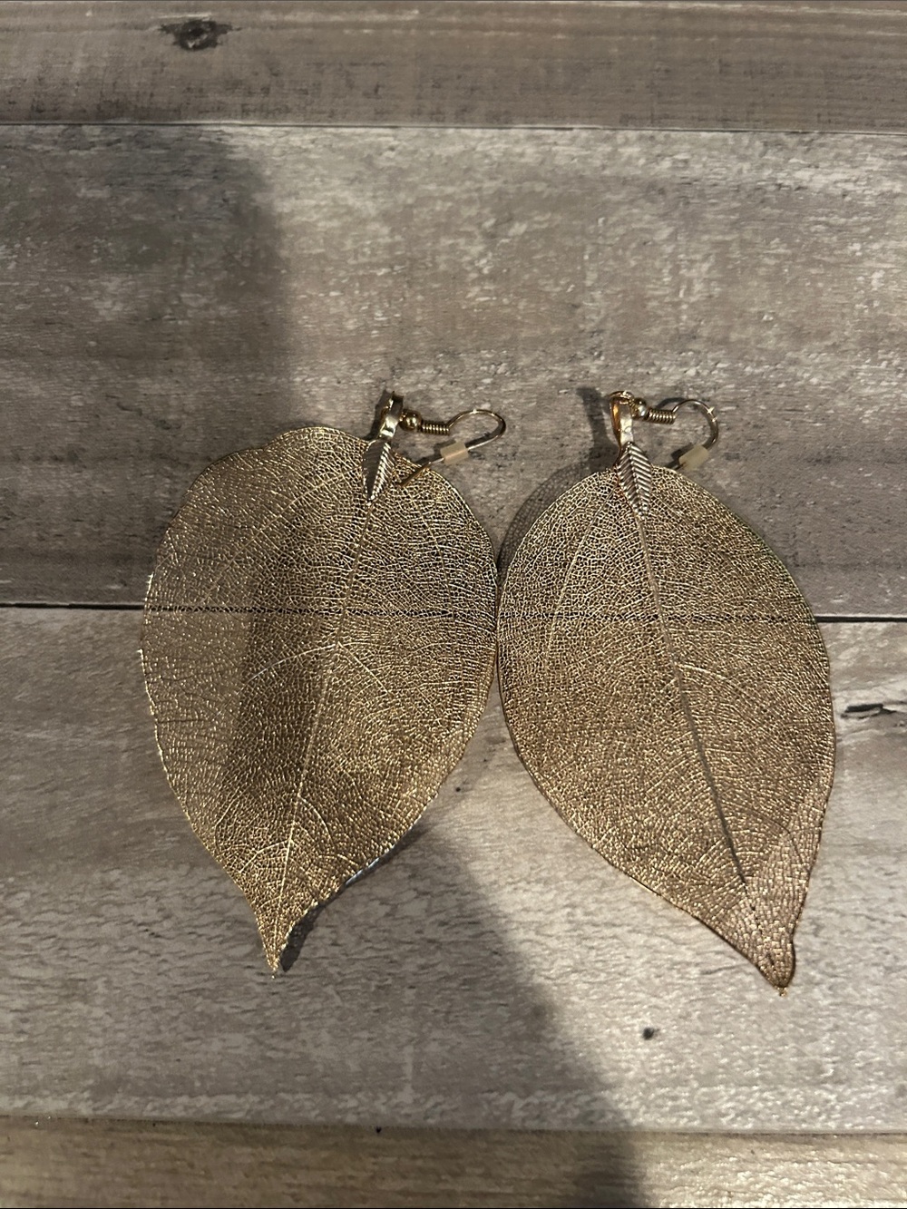 Gold Leaf Dangle Earrings - Women Accessories